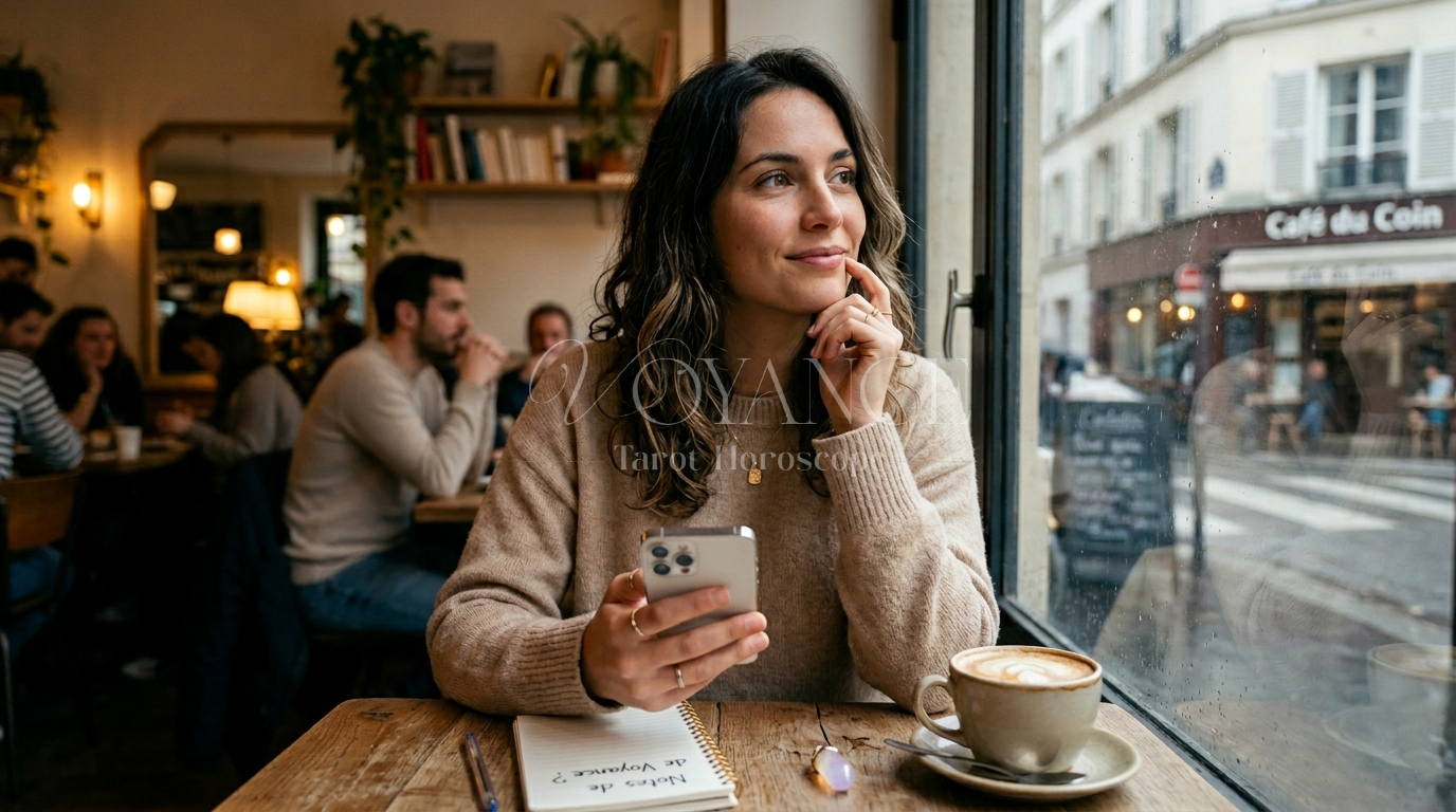 Voyant sérieux et fiable lors d'une consultation professionnelle